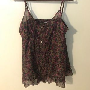 Express spaghetti strap